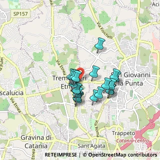 Mappa Via Giuseppe Giusti, 95030 Tremestieri etneo CT, Italia (0.702)