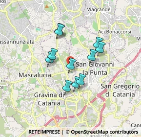 Mappa Via Giuseppe Giusti, 95030 Tremestieri etneo CT, Italia (1.50182)