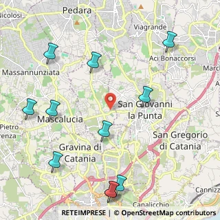 Mappa Via Giuseppe Giusti, 95030 Tremestieri etneo CT, Italia (3.08182)