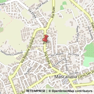 Mappa Via etnea 233, 95030 Mascalucia, Catania (Sicilia)