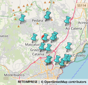 Mappa Via Metastasio, 95030 Tremestieri Etneo CT, Italia (4.08722)