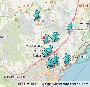 Mappa Via Metastasio, 95030 Tremestieri Etneo CT, Italia (3.81133)