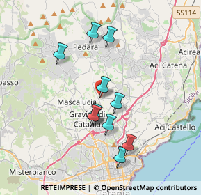 Mappa Via Metastasio, 95030 Tremestieri Etneo CT, Italia (3.54)