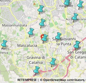 Mappa Via V. E. Orlando, 95030 Tremestieri Etneo CT, Italia (2.96143)