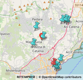 Mappa Via V. E. Orlando, 95030 Tremestieri Etneo CT, Italia (5.34545)