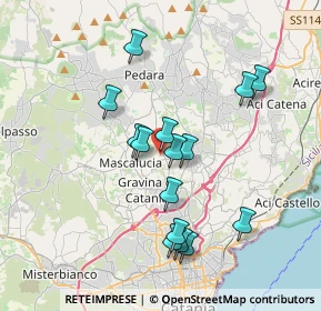 Mappa Via V. E. Orlando, 95030 Tremestieri Etneo CT, Italia (3.838)