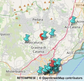 Mappa Via V. E. Orlando, 95030 Tremestieri Etneo CT, Italia (6.2135)