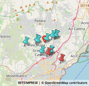 Mappa Via V. E. Orlando, 95030 Tremestieri Etneo CT, Italia (2.42667)