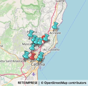 Mappa Via Belfiore, 95028 Valverde CT, Italia (6.22538)