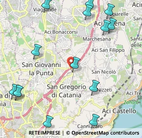 Mappa Via Belfiore, 95037 San Giovanni La Punta CT, Italia (3.22214)