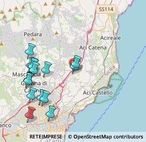 Mappa Via Belfiore, 95037 San Giovanni La Punta CT, Italia (5.02067)