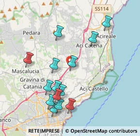 Mappa Via Belfiore, 95028 Valverde CT, Italia (4.55929)