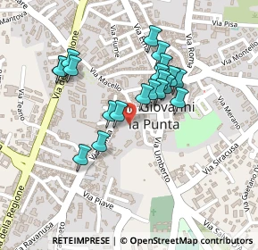 Mappa Via Roma, 95037 San Giovanni La Punta CT, Italia (0.213)