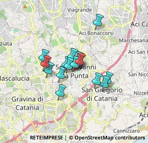 Mappa Via Roma, 95037 San Giovanni La Punta CT, Italia (1.21)