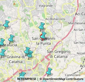 Mappa Via Roma, 95037 San Giovanni La Punta CT, Italia (3.39)