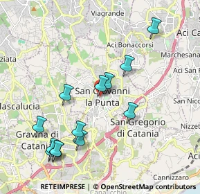 Mappa Via Roma, 95037 San Giovanni La Punta CT, Italia (2.36692)