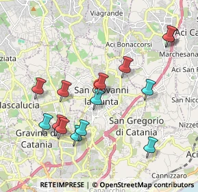 Mappa Via Roma, 95037 San Giovanni La Punta CT, Italia (2.32071)