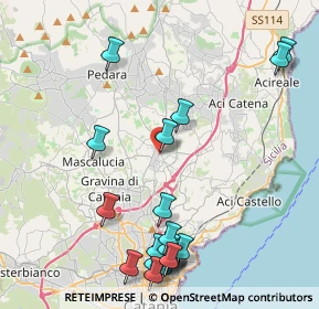 Mappa Via Roma, 95037 San Giovanni La Punta CT, Italia (5.7475)