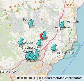 Mappa Via Roma, 95037 San Giovanni La Punta CT, Italia (3.92636)