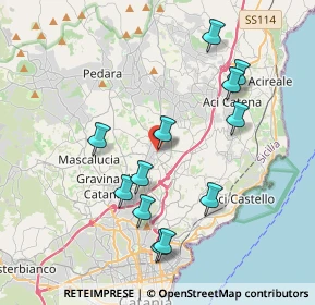 Mappa Piazza Lucia Mangano, 95037 San Giovanni La Punta CT, Italia (4.32583)