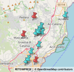 Mappa Piazza Lucia Mangano, 95037 San Giovanni La Punta CT, Italia (3.50214)