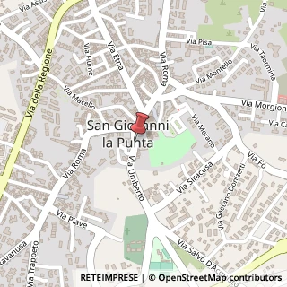 Mappa Via Umberto, 3, 95037 San Giovanni la Punta, Catania (Sicilia)