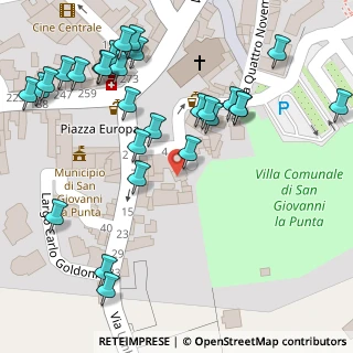 Mappa Piazza Lucia Mangano, 95037 San Giovanni La Punta CT, Italia (0.075)