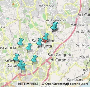 Mappa Piazza Lucia Mangano, 95037 San Giovanni La Punta CT, Italia (2.06636)