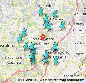 Mappa Piazza Lucia Mangano, 95037 San Giovanni La Punta CT, Italia (2.047)