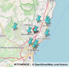 Mappa Piazza Lucia Mangano, 95037 San Giovanni La Punta CT, Italia (5.70091)