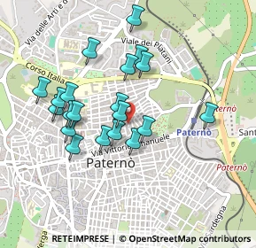Mappa Via Savasta, 95047 Paternò CT, Italia (0.4665)