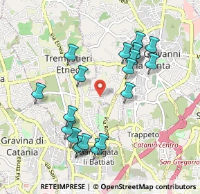Mappa Via del Mandorlo, 95030 Tremestieri Etneo CT, Italia (1.0985)