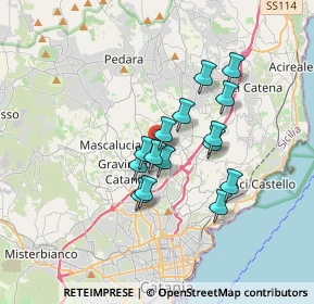 Mappa Via del Mandorlo, 95030 Tremestieri Etneo CT, Italia (2.946)