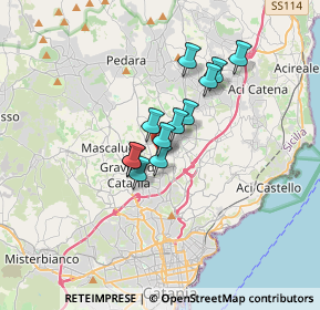 Mappa Via del Mandorlo, 95030 Tremestieri Etneo CT, Italia (2.52583)