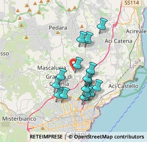 Mappa Via del Mandorlo, 95030 Tremestieri Etneo CT, Italia (3.255)