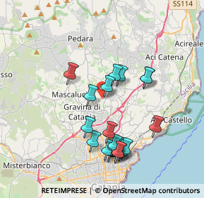 Mappa Via del Mandorlo, 95030 Tremestieri Etneo CT, Italia (4.079)