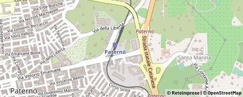 Mappa Paternò