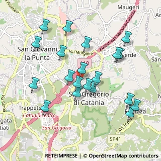 Mappa Viale Europa, 95027 San Gregorio di Catania CT, Italia (1.101)