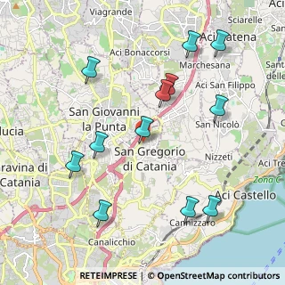 Mappa Viale Europa, 95027 San Gregorio di Catania CT, Italia (2.48)