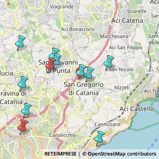 Mappa Viale Europa, 95027 San Gregorio di Catania CT, Italia (2.64091)