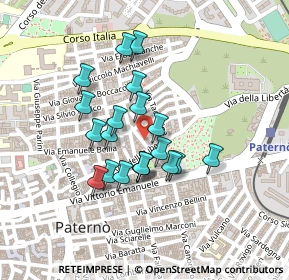 Mappa Via della Libertà, 95047 Paternò CT, Italia (0.1965)