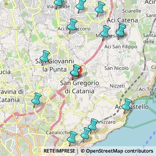 Mappa Via N. Martoglio, 95027 San Gregorio di Catania CT, Italia (3.21313)