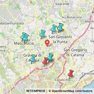 Mappa Via del Salice, 95030 Tremestieri Etneo CT, Italia (2.08909)