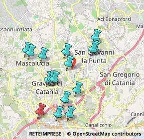 Mappa Via del Salice, 95030 Tremestieri Etneo CT, Italia (2.06625)