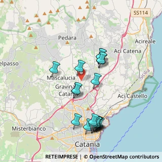 Mappa Via del Salice, 95030 Tremestieri Etneo CT, Italia (4.523)