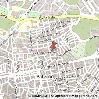 Mappa Via E. Bellia, 14, 95047 Paterno, Potenza (Basilicata)