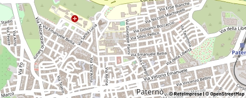 Mappa Paternò