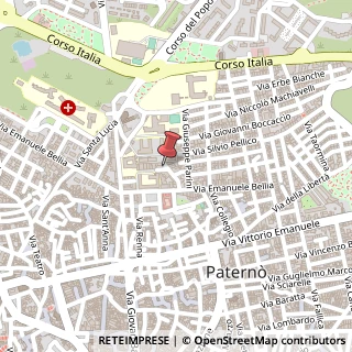 Mappa Via degli studi 11, 95047 Paternò, Catania (Sicilia)