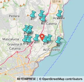 Mappa Via Monte d 'Oro, 95028 Valverde CT, Italia (3.28385)