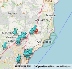 Mappa Via Monte d 'Oro, 95028 Valverde CT, Italia (5.48267)